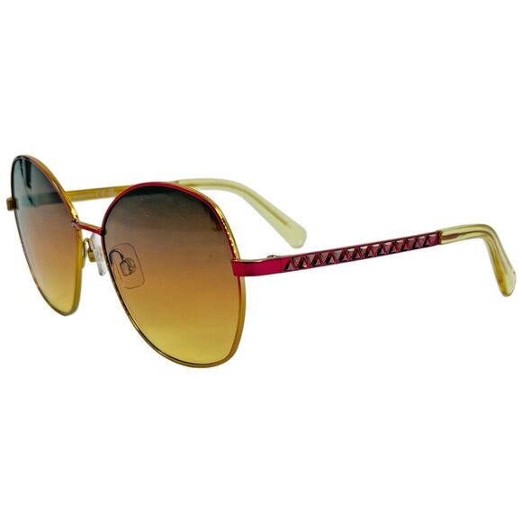 Swarovski SK0368 Womens Metal Sunglass 71F Bordeaux  58-16 Brown Gradient main image 4
